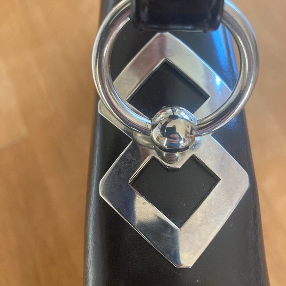 Vintage 1960's/70's  Dofan black leather purse- made in France - Picture 8 of 10